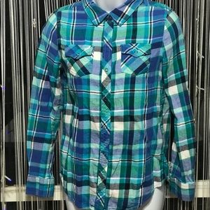 Arizona plaid top